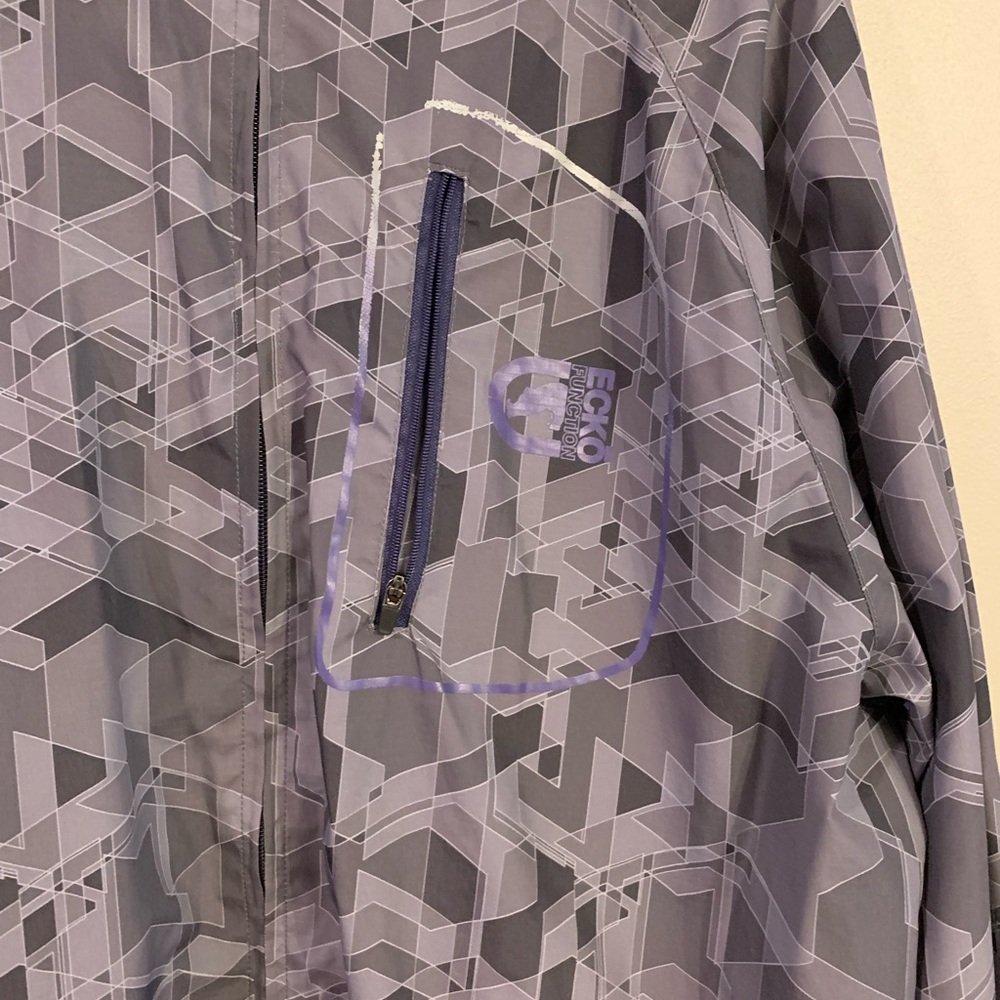 Ecko Function Abstract Geometric Purple Gray Wind… - image 7
